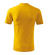 Unisex памучна тениска в жълто Heaver-1 снимка