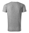 Unisex памучна тениска с V-образно деколте в тъмносив меланж Heavy-1 снимка