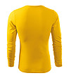 Мъжка жълта памучна блуза Fit-T-1 снимка