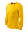 Мъжка жълта памучна блуза Fit-T-2 снимка