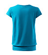 Дамска памучна тениска в синьо City-1 снимка