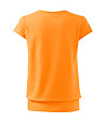 Дамска памучна тениска в оранжево City-1 снимка