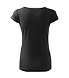 Дамска памучна тениска в черно Ness-1 снимка