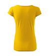 Дамска памучна тениска в жълто Ness-1 снимка