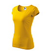 Дамска памучна тениска в жълто Ness-2 снимка