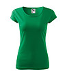 Дамска памучна тениска в зелено Ness-0 снимка