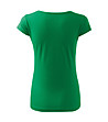 Дамска памучна тениска в зелено Ness-1 снимка