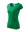 Дамска памучна тениска в зелено Ness-2 снимка