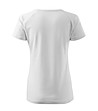 Дамска памучна тениска в бяло Dream-1 снимка