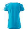 Дамска памучна тениска в синьо Dream-1 снимка