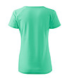Дамска памучна тениска в цвят мента Dream-1 снимка