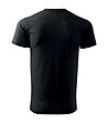 Мъжка черна памучна тениска Zan-1 снимка