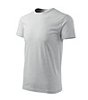 Мъжка памучна тениска в сив меланж Zan-2 снимка