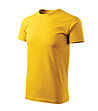 Мъжка жълта памучна тениска Zan-2 снимка