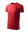 Мъжка червена памучна тениска Zan-2 снимка