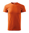 Мъжка памучна тениска в оранжев нюанс Zan-0 снимка