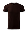 Мъжка памучна тениска в тъмнокафяво Zan-0 снимка