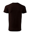 Мъжка памучна тениска в тъмнокафяво Zan-1 снимка