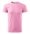 Мъжка памучна тениска в розово Zan-0 снимка