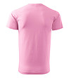 Мъжка памучна тениска в розово Zan-1 снимка
