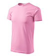 Мъжка памучна тениска в розово Zan-2 снимка