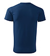Мъжка памучна синя тениска Zan-1 снимка