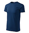 Мъжка памучна синя тениска Zan-2 снимка