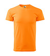 Мъжка памучна тениска в оранжев нюанс Zan-0 снимка