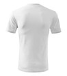 Мъжка бяла тениска от памук Classic-1 снимка