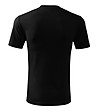 Мъжка черна тениска от памук Classic-1 снимка