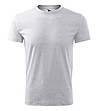 Мъжка тениска от памук в светлосив меланж Classic-0 снимка