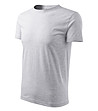 Мъжка тениска от памук в светлосив меланж Classic-2 снимка