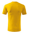 Мъжка жълта тениска от памук Classic-1 снимка