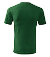 Мъжка тъмнозелена тениска от памук Classic-1 снимка