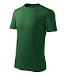 Мъжка тъмнозелена тениска от памук Classic-2 снимка
