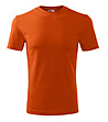 Мъжка оранжева тениска от памук Classic-0 снимка