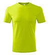 Мъжка тениска от памук в цвят лайм Classic-0 снимка