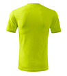 Мъжка тениска от памук в цвят лайм Classic-1 снимка