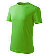 Мъжка тениска от памук в зелено Classic-2 снимка