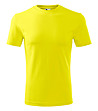 Мъжка тениска от памук в жълто Classic-0 снимка
