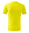 Мъжка тениска от памук в жълто Classic-1 снимка