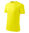 Мъжка тениска от памук в жълто Classic-2 снимка