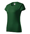 Памучна дамска тениска в тъмнозелено Celestina-2 снимка