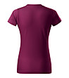 Памучна дамска тениска в тъмен цвят циклама Celestina-1 снимка