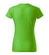 Памучна дамска тениска в зелено Celestina-1 снимка