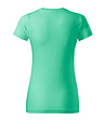 Памучна дамска тениска в цвят мента Celestina-1 снимка