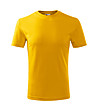 Жълта детска тениска от памук Tim-0 снимка