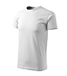 Бяла unisex памучна тениска Elino-2 снимка