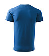 Unisex памучна тениска в син нюанс Elino-1 снимка
