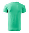 Unisex памучна тениска в цвят мента Elino-1 снимка